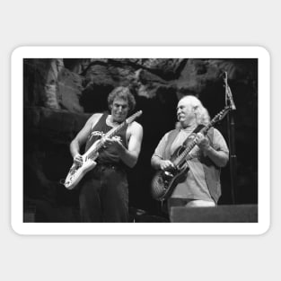 Jeff Pevar and David Crosby CPR BW Photograph Sticker